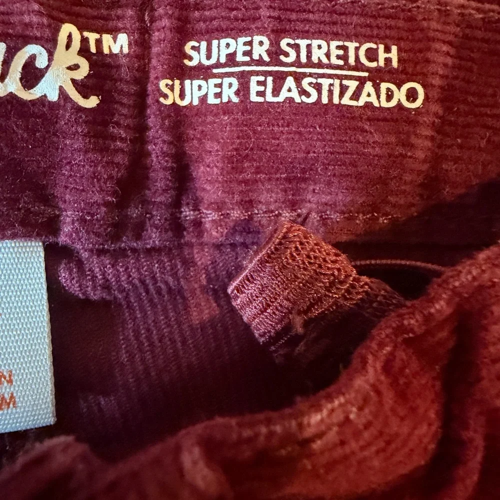 Cat & Jack Toddler Girl Skinny Burgundy FALL Corduroy Pants Size 2T